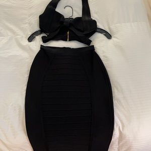 Two-Piece Bandage Dress 💕